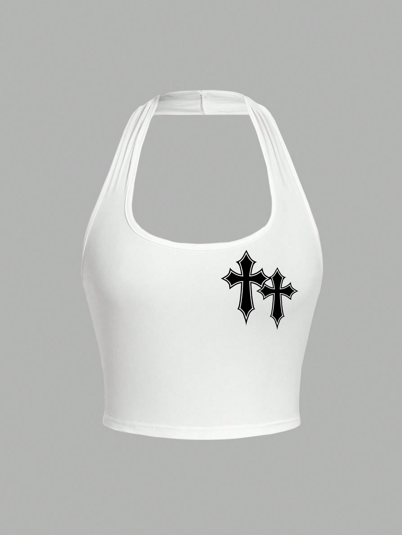 Crop top with cross