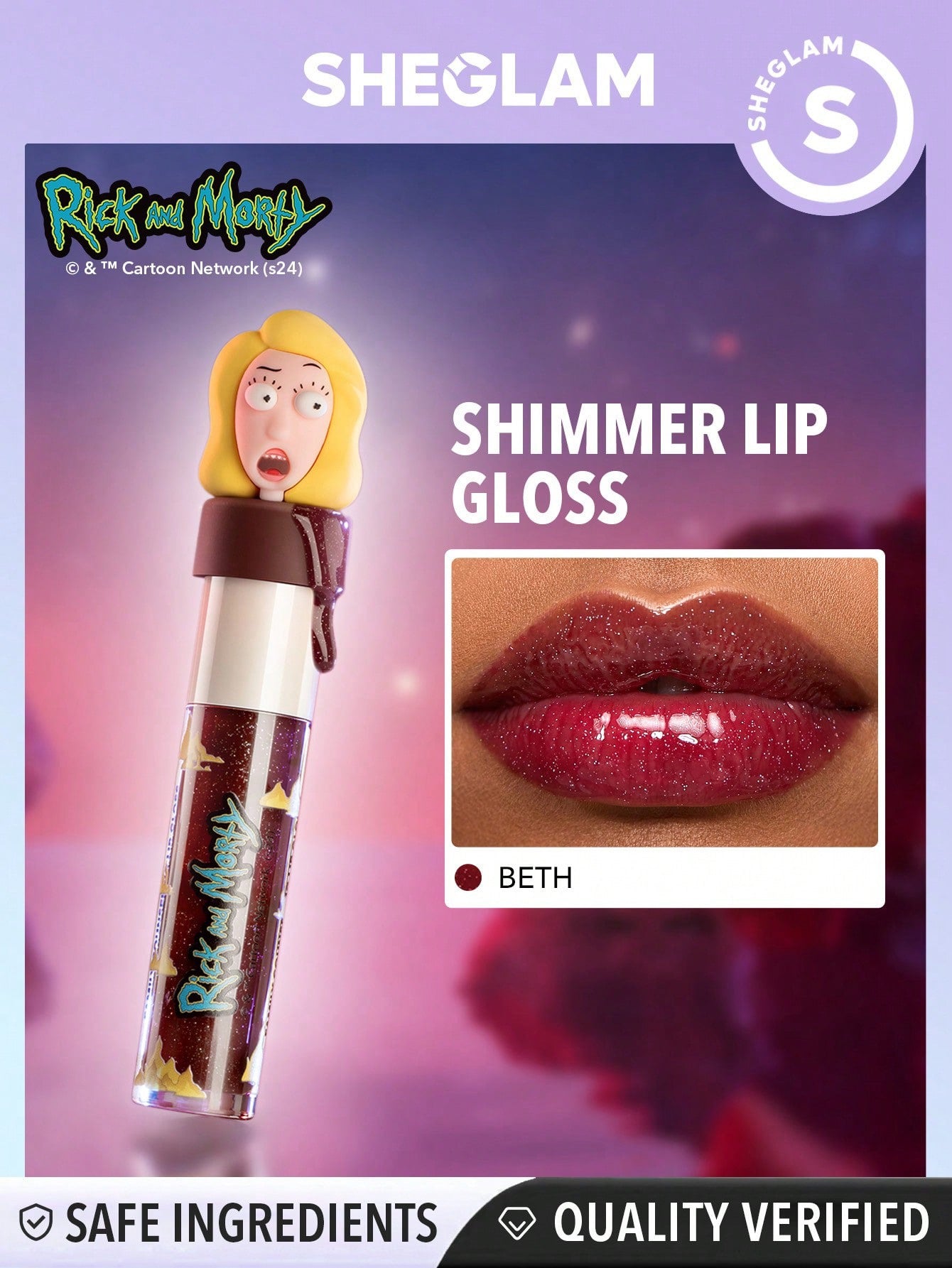 LipGloss fruité Rick and Morty