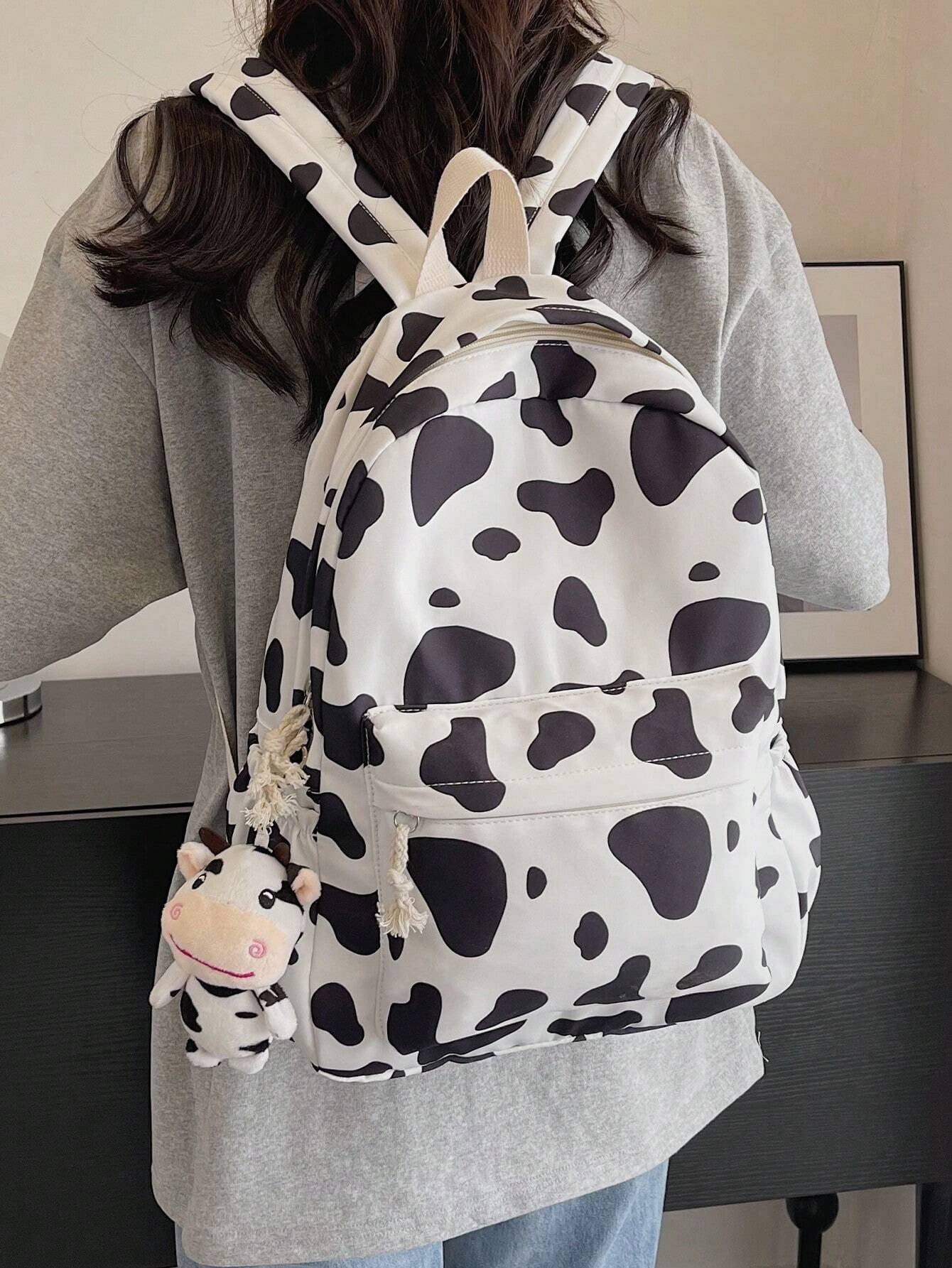 Sac à dos motif vache