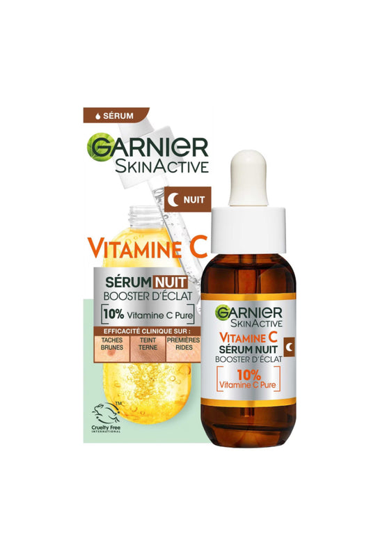 Garnier sérum vitamine C pure 10% boost d’éclat nuit