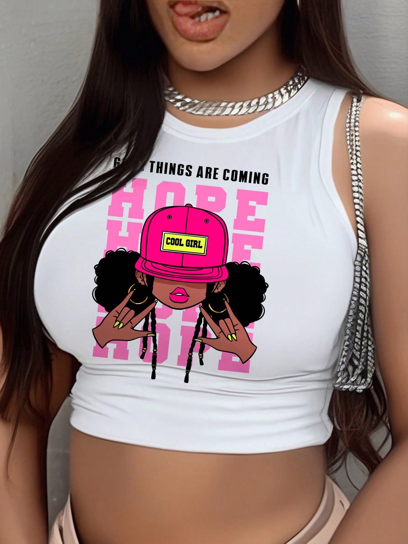 Crop top girly style y2k