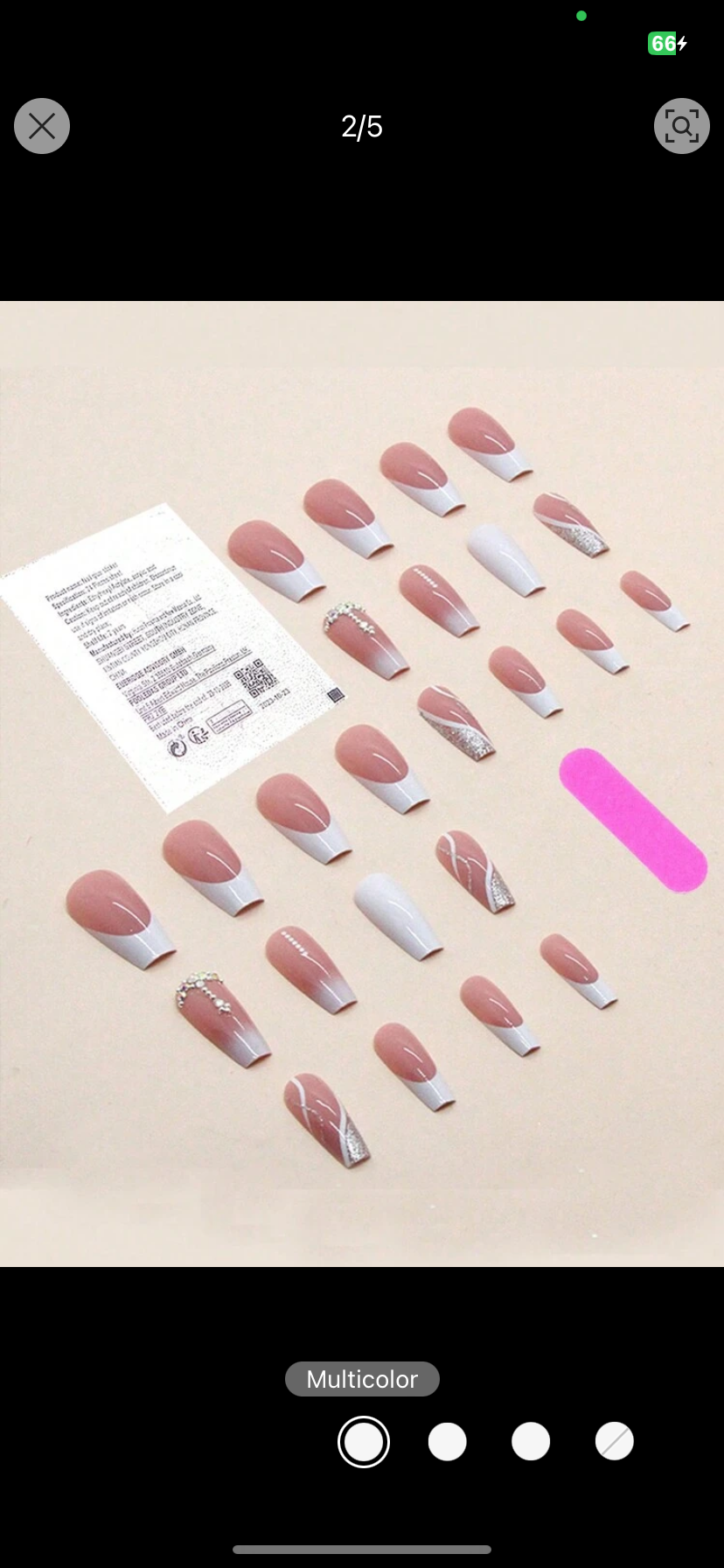 Faux ongle 24 pcs