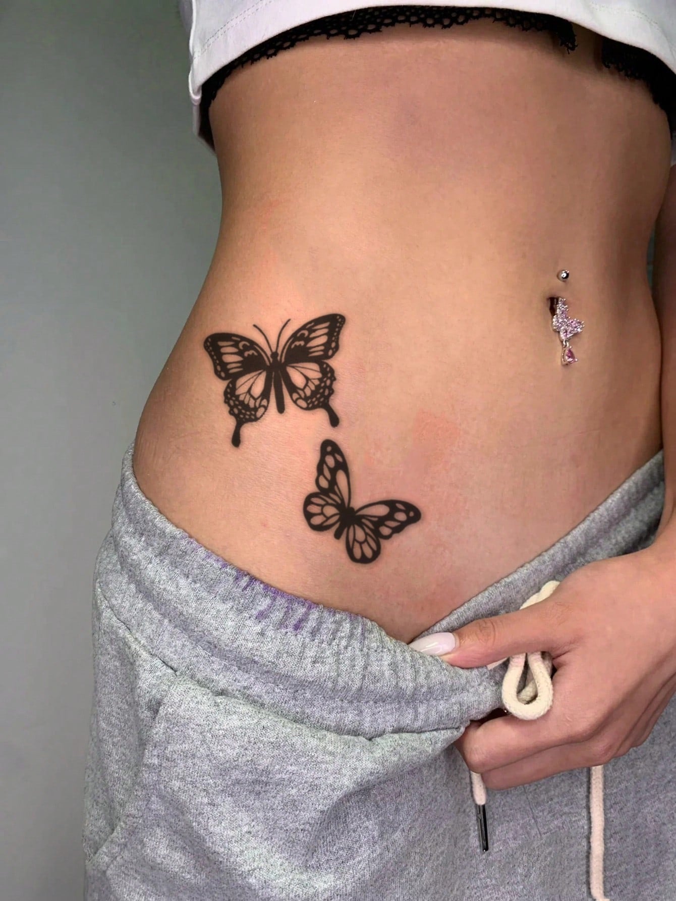 Faux tatouage papillon