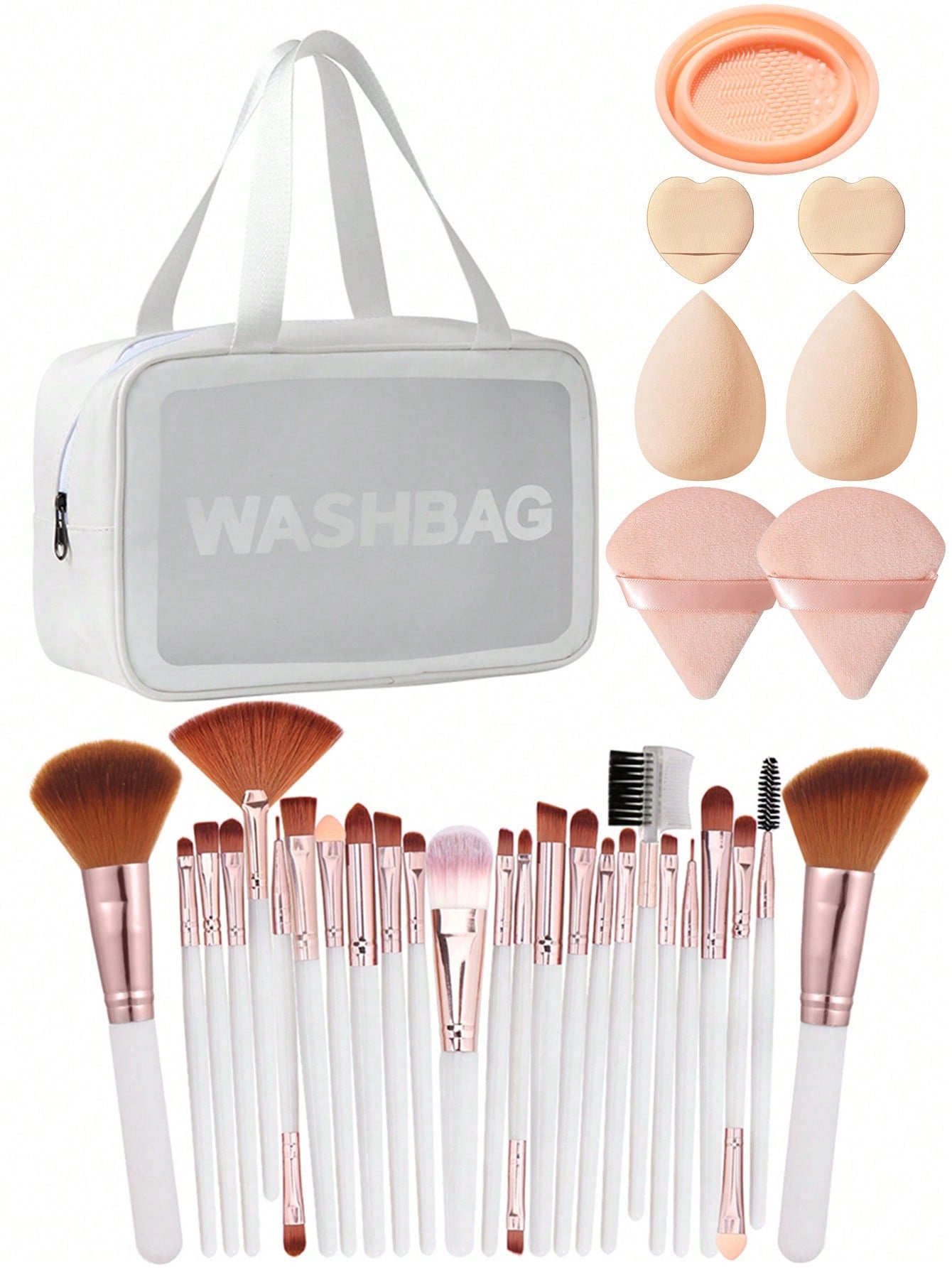 Ensemble kits de maquillage avec trousse 33pcs