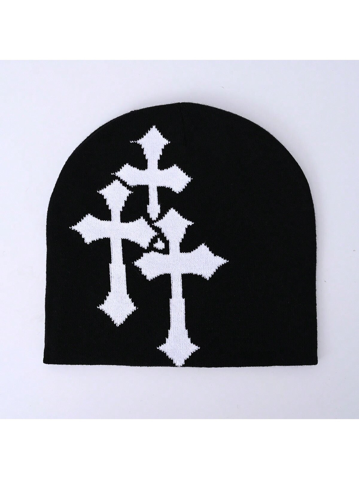 Bonnet avec motif croix