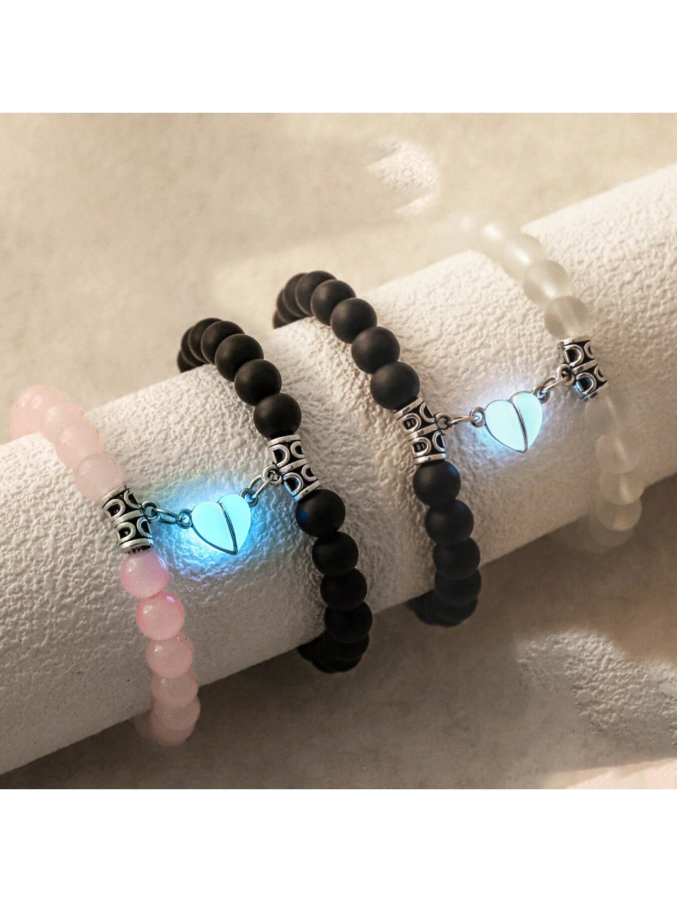 Bracelet de couple 2pcs magnétique