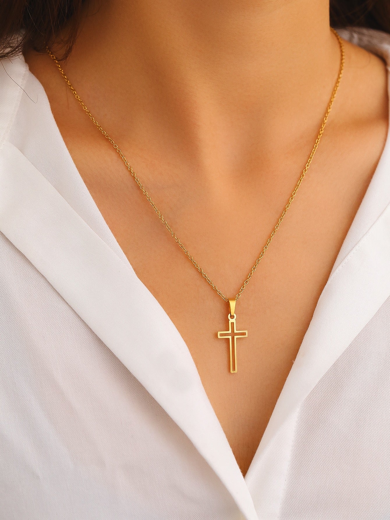 Collier croix pour femme