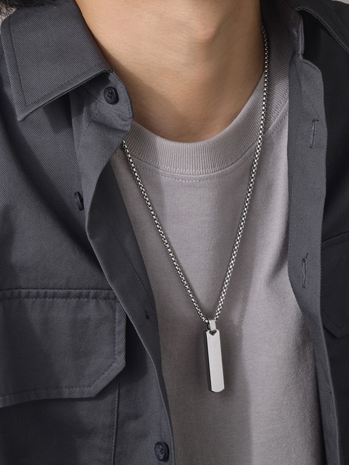 Collier inoxydable pour homme