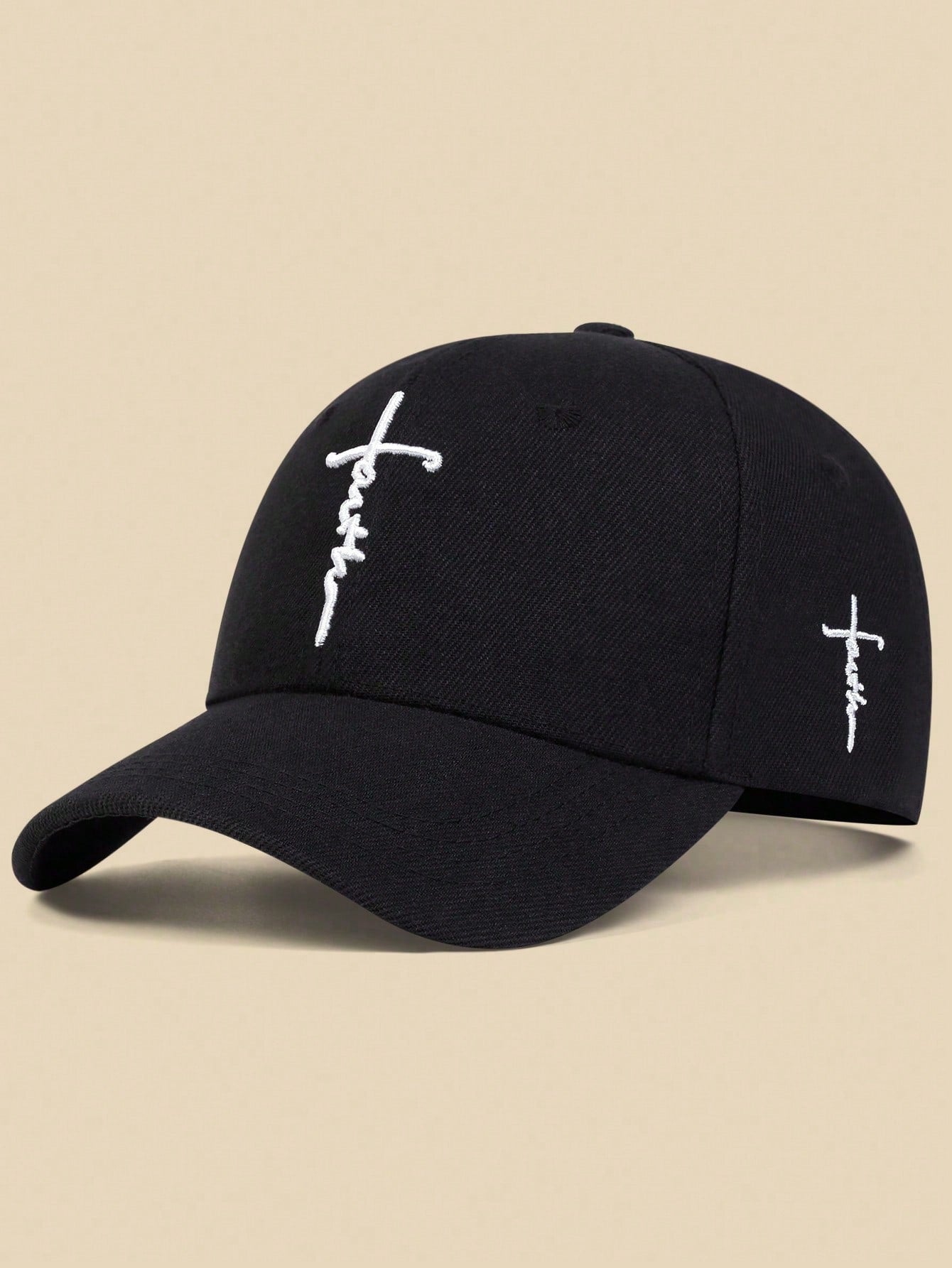 Cross pattern cap