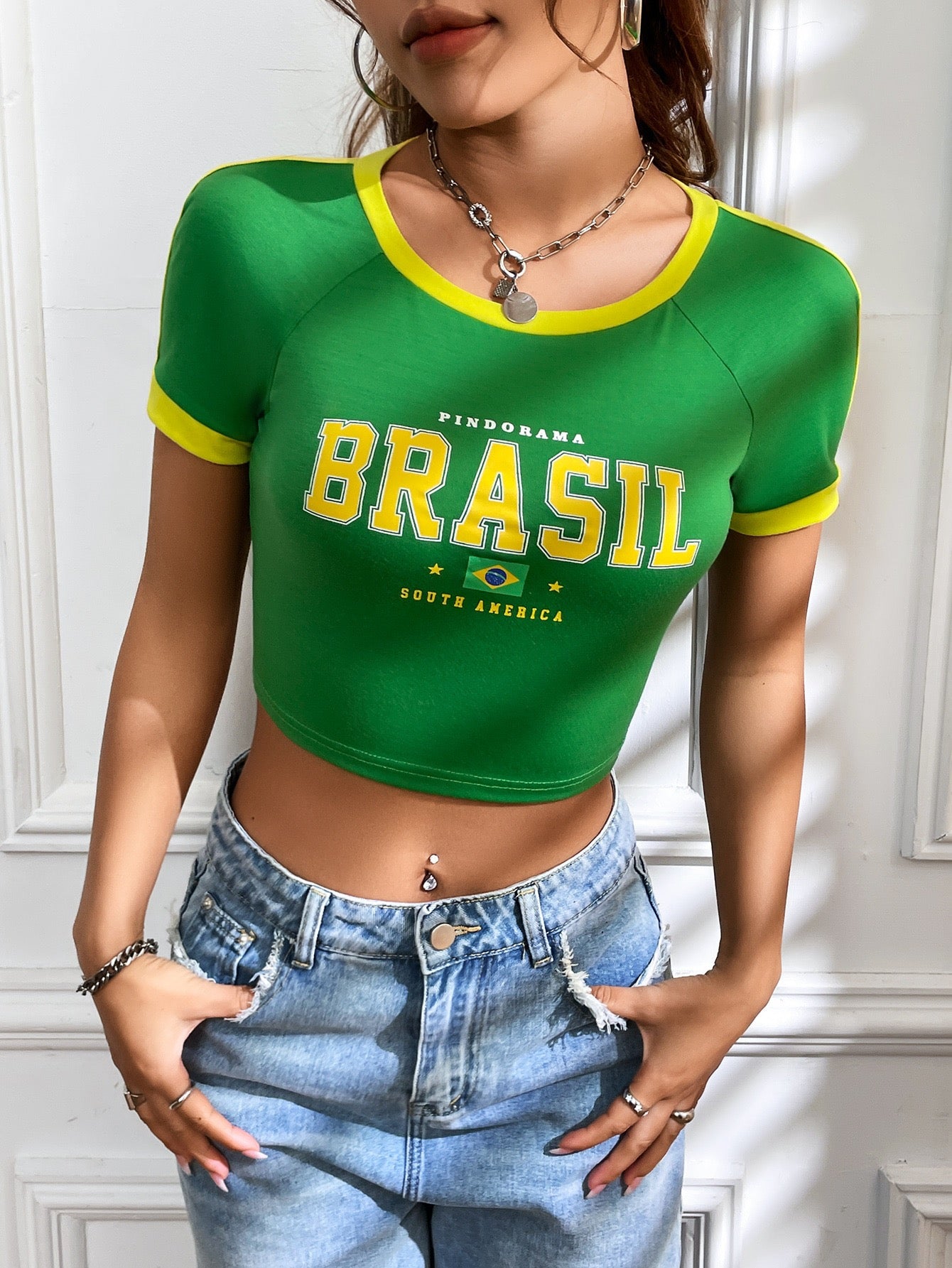 Brasil crop top