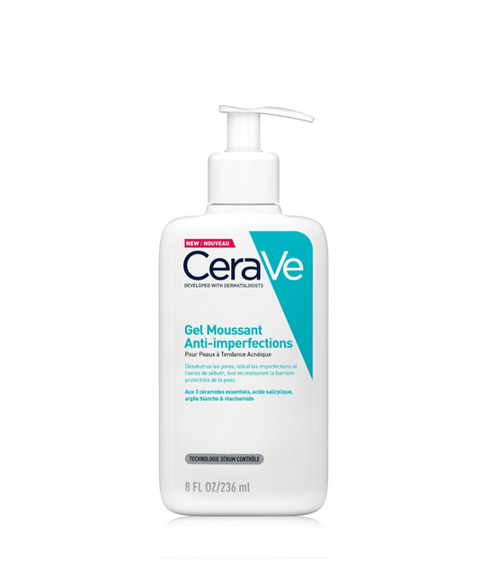 Cerave gel nettoyant anti-imperfections/acné 236ml