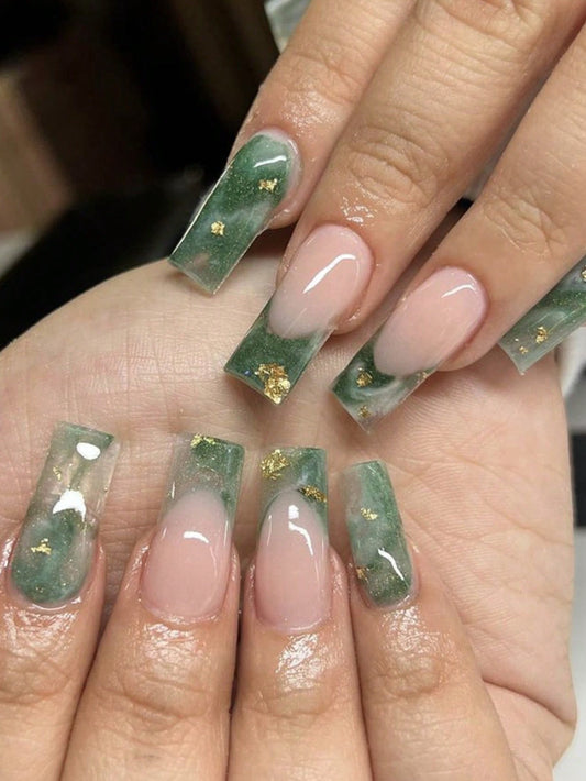 Faux ongles vert