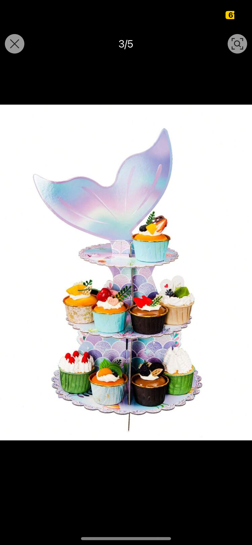 Stand pour cake deco aquatique enfant