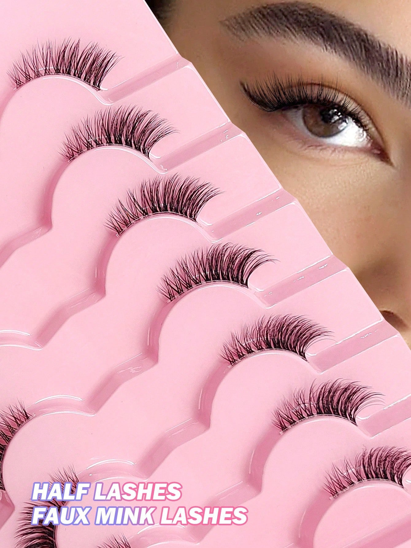 False eyelashes 7 pairs