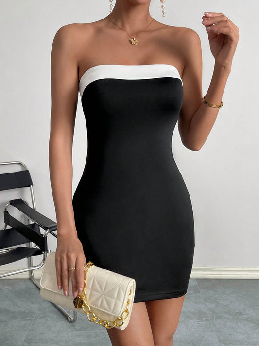 Robe bustier courte