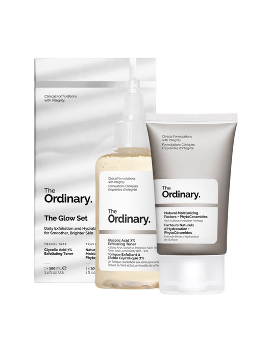 Lot The Ordinary crème hydratante visage aux céramides 30 ml
﻿﻿The Ordinary Glycolic Acid 7%  lotion tonique nettoyante et exfoliante
100 ml