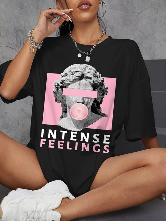 T-shirt motif intense feeling