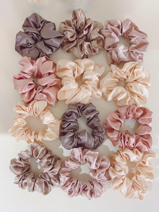 12 pcs srunchy pour cheveux