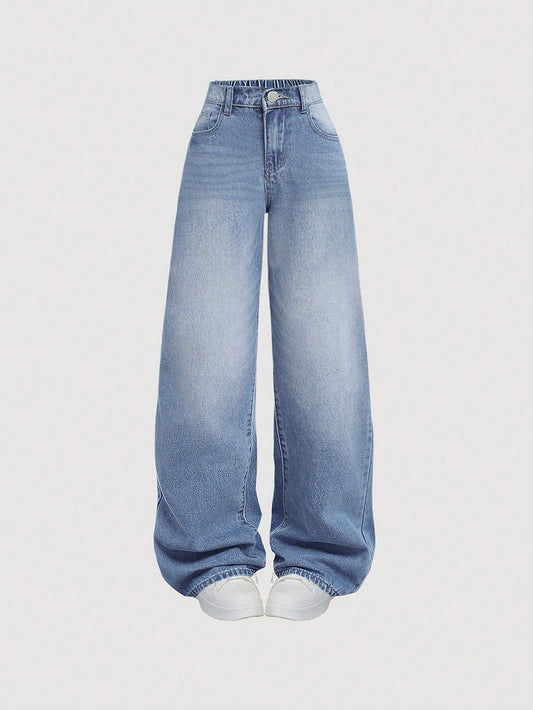 Pantalon jean bleu enfants et adultes